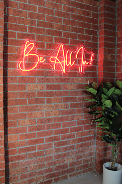 Be all in!